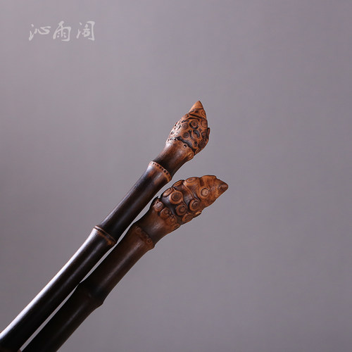 孔雀毛除灰扫尘紫竹手工鸡毛掸子汽车清理不掉毛茶室茶桌清洁掸子