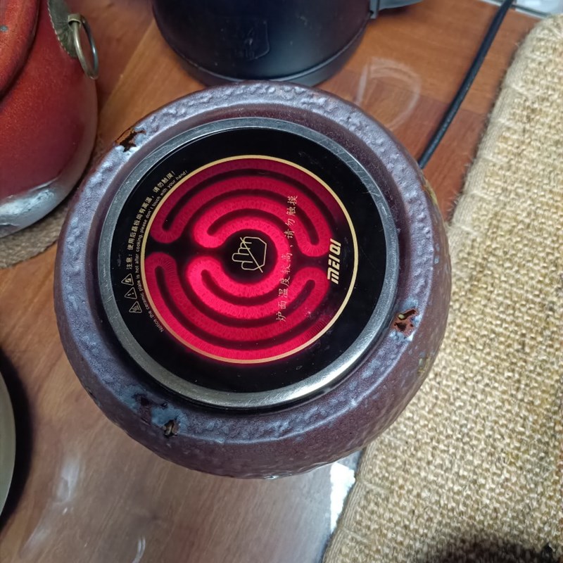电陶炉潮州煮茶器侧把壶陶壶烧水壶套装迷你小号砂铫静音家用电炉