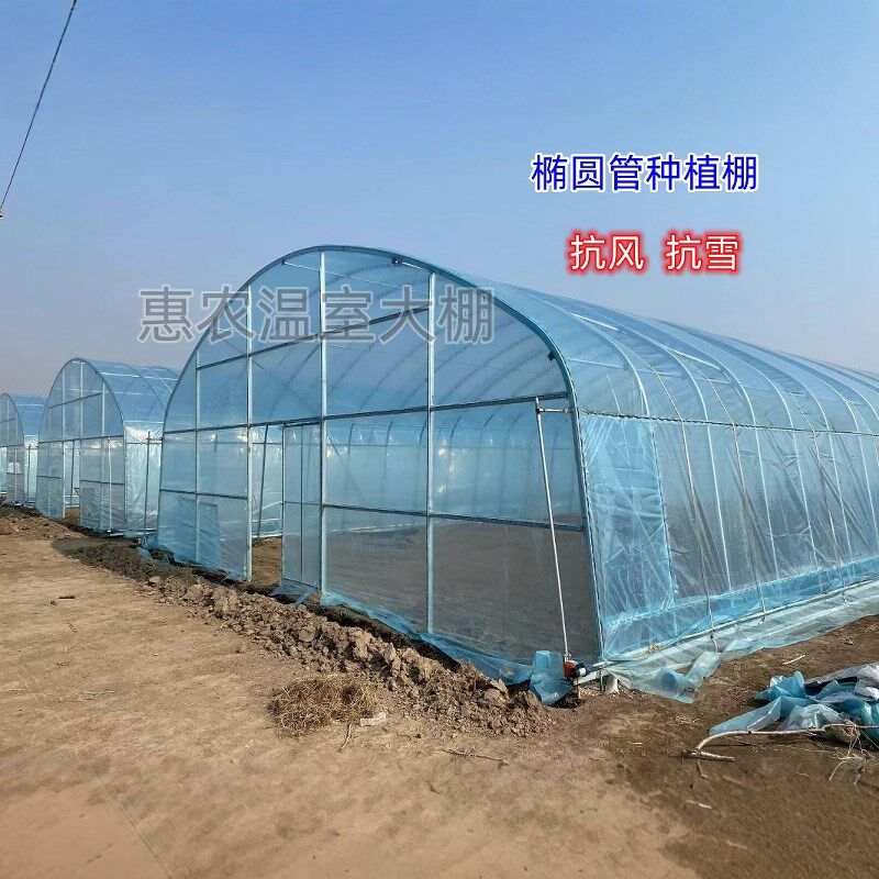 温室大棚镀锌钢管骨架支架拱杆蔬菜西瓜草莓菌菇保温种植冷棚全套