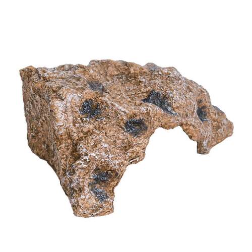 爬宠乌龟躲避洞穴彷岩石造景树洞彷岩石晒台角蛙箱宠物饲养守宫屋