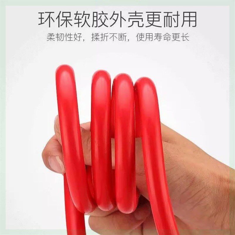 汽车电瓶线打火线电焊机焊把线防冻耐磨红皮连接线铜包铝软电缆线
