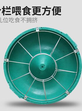 复合小猪料槽猪食槽仔猪补料槽圆盘料槽保育猪自由采食槽养殖猪场