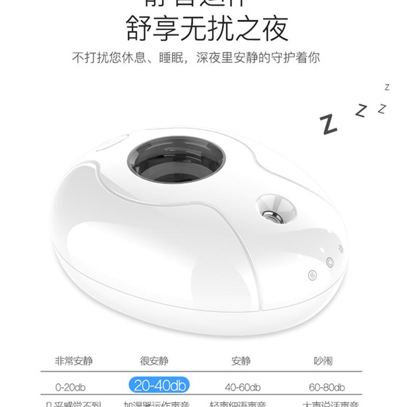 矿泉水瓶加湿器小型迷你usb充电可携式办公室桌面家用静音卧室宿