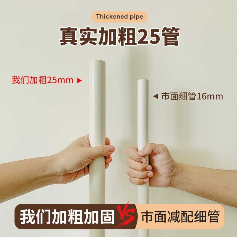 超窄挂衣架卧室小型晾衣架家用床边双层落地可移动衣帽架