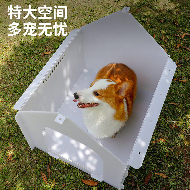室外狗屋流浪猫窝防水防雨防晒中型犬狗舍户外庭院狗窝农村狗棚