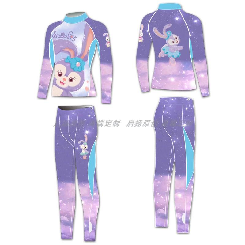 品牌速干男女孩儿童平衡车长短袖骑行服赛车服竞速修身套头速干