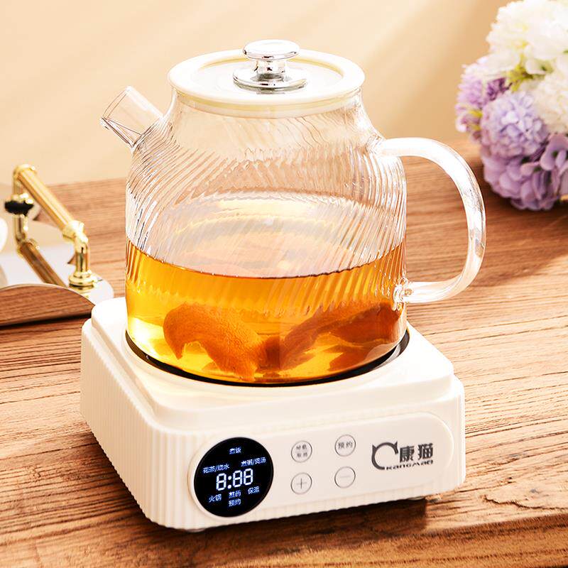 新款煮花茶分离式玻璃养生壶恒温加热煮茶壶电陶炉煮茶器茶具套装