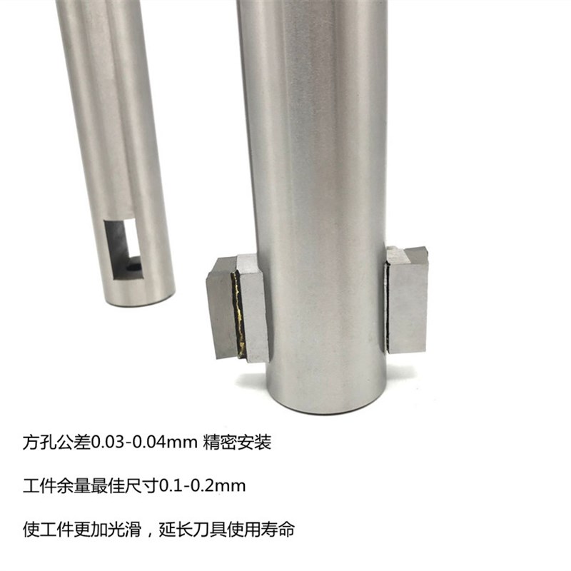 莫氏锥柄镗刀杆4号直径20-50/总长300 400 500可调浮动铰刀延长杆
