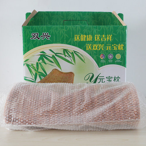 夏凉枕头护颈椎枕头偏硬透气护颈PE藤枕可水洗枕头手工编织助眠