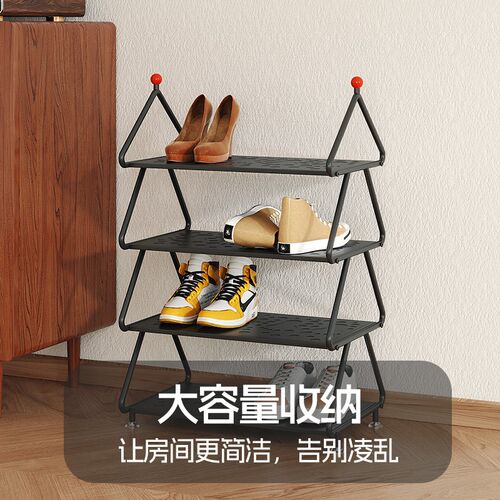 玄关鞋架室内好看多层门口简易鞋架子入户门置物架楼道用窄小架子