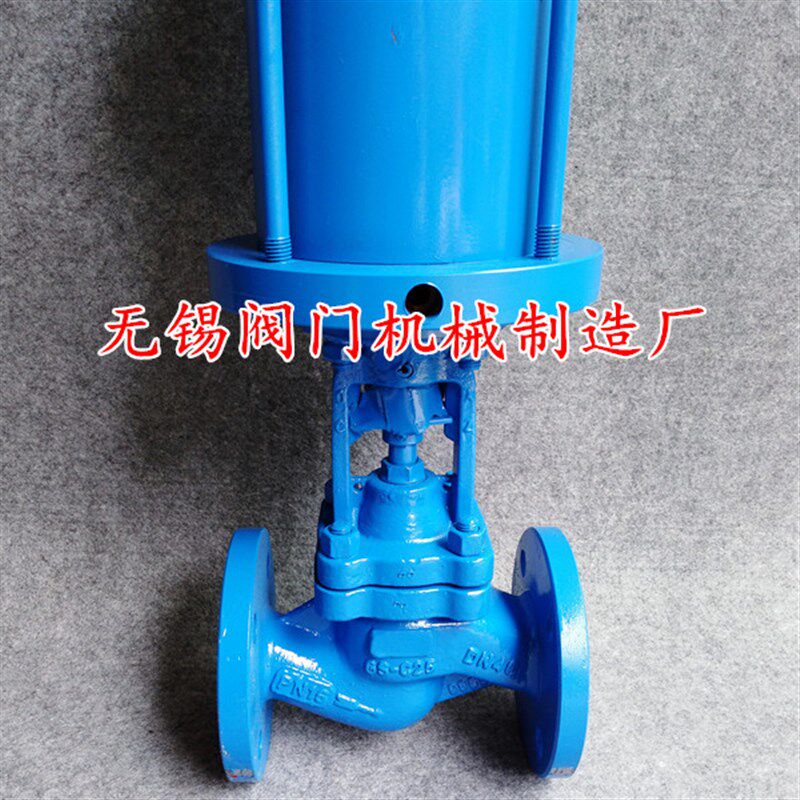 气动波纹管截止阀WJ641H-16C/25C高温蒸汽导热油带手轮DN40 50 65