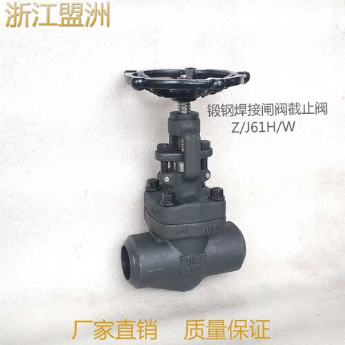 锻钢焊接闸阀截止阀/丝口A105/F11/F22材质 Z/J11/61H PN16-PN100