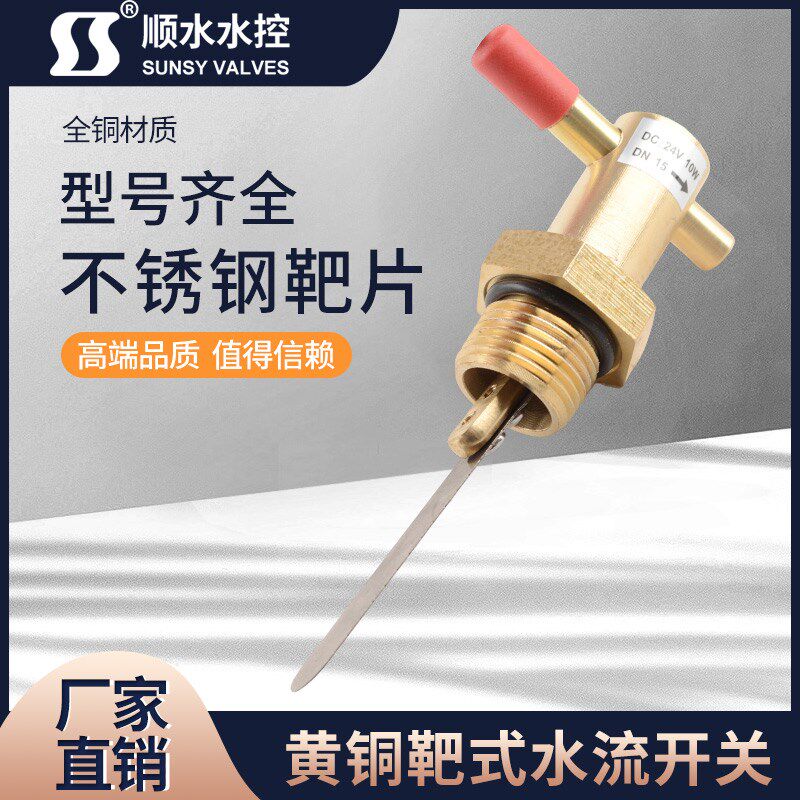 靶式流量开关靶流开关 流量控制器4分 6分靶式DN15 DN25水流开关