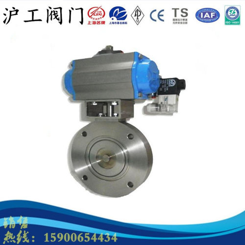 上海沪工阀门GIQ气动高真空蝶阀DN40 50 65 80 100 150 200 250