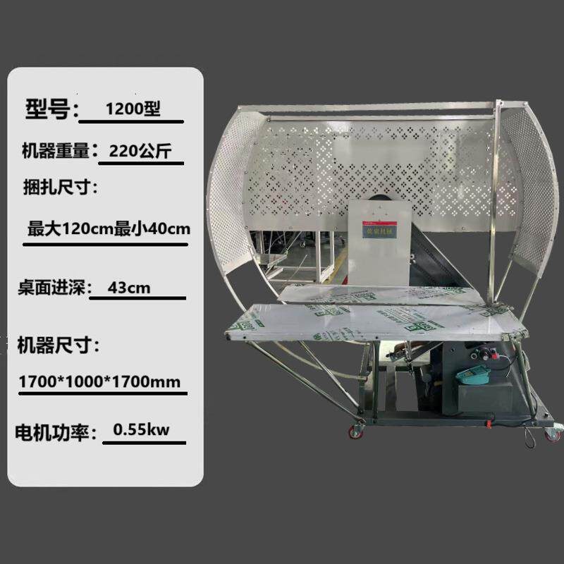0型全动捆绑机自pe绳结束带纸箱打BLL捆机双书本衣服打包机捆压5