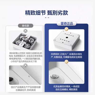 超薄明装筒灯家用卧室led双头斗胆灯吸顶式客厅无主灯深防眩射灯
