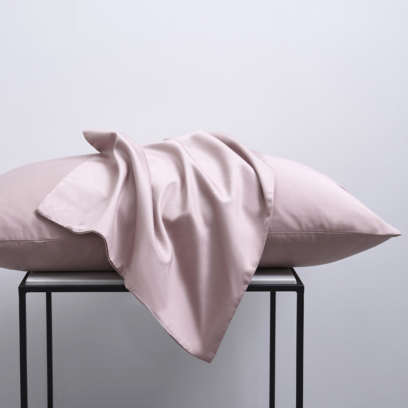 德络绮100s长绒棉枕套双人长枕48x180cm 南通制婚庆枕套