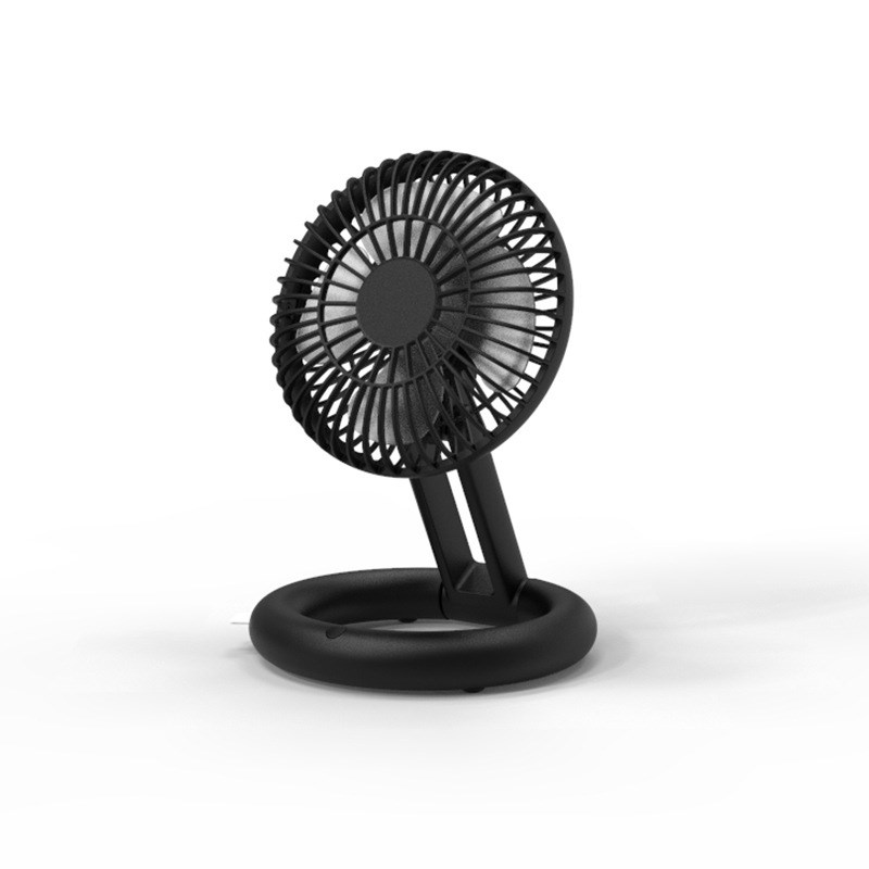 折叠小O台扇桌面迷你可伸缩吊扇usb静音循环风扇中性无刷电机