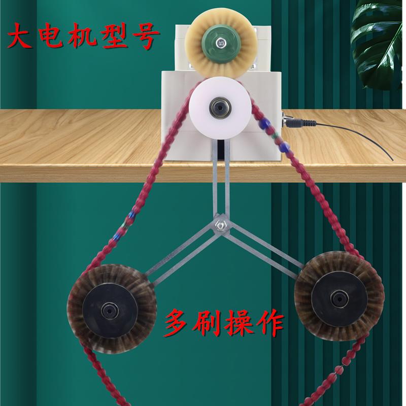 无极变速手控正反电动文玩刷 核桃串抛光机小型自动盘珠神器