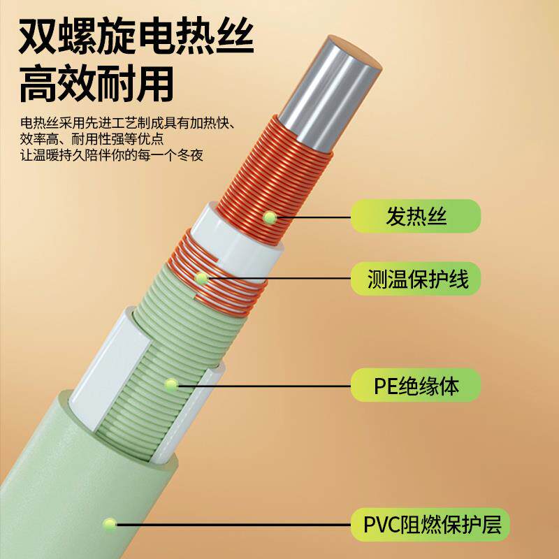 绿萌电热毯双人家用双温双控电褥子恒温除螨加热毯智能控温控神器