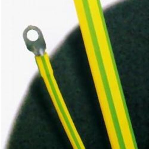 环保屹立牌2黄绿双色热缩管 接地热缩套管2mm 环保阻燃 200米