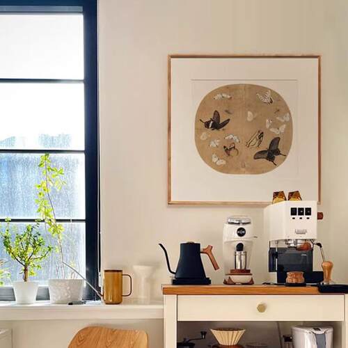 伽罗生活 简约中国画花卉册中式客厅挂画沙发背景墙卧室装饰画