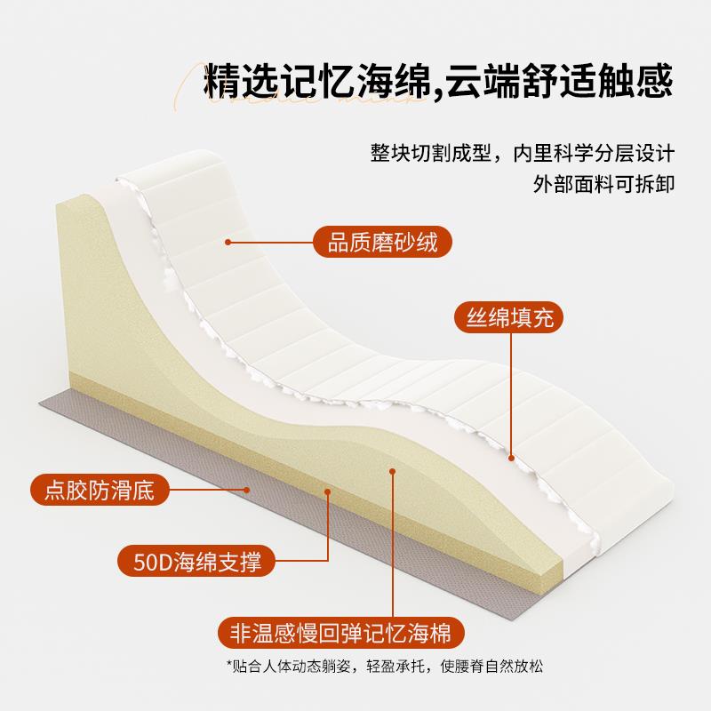 逸品澜香可拆洗懒人躺飘窗垫卧室阳台垫子定制窗台垫改造轻奢高级