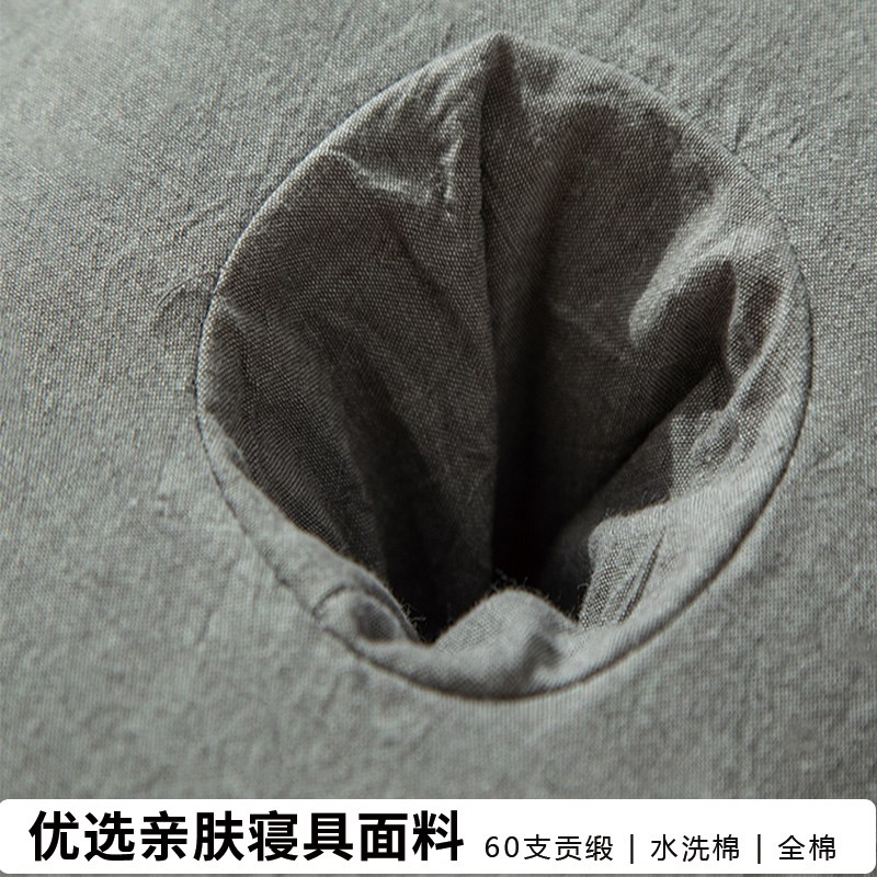 三孔护耳枕玲珑枕侧睡不压耳朵带孔枕头荞麦壳透气硬枕可拆洗枕套