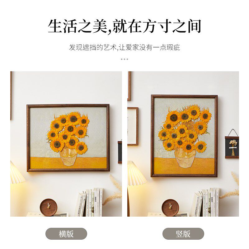 电表箱装饰画遮挡箱免打孔遮挡电闸箱客厅开关电表盒配电箱挂画