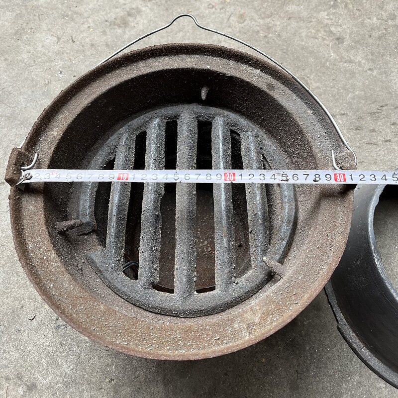铸铁烤鸭炉炉胆通用老式内胆耐高温加厚炉芯木炭烤鸭烤鸡烤鹅炉胆
