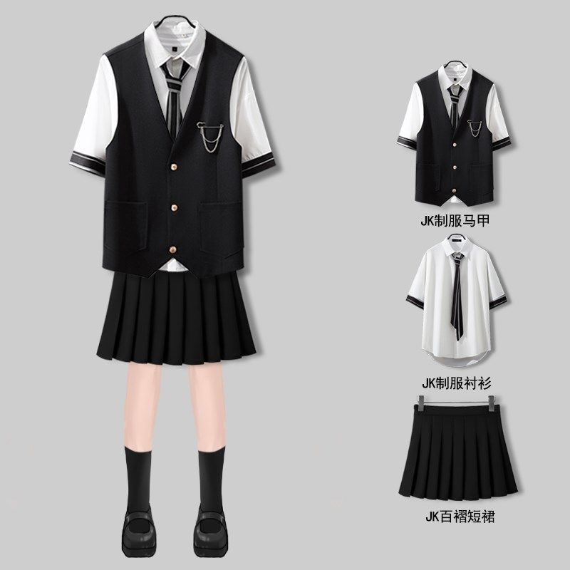 个性定制发廊理发店美发师工作服烫染助理工衣三件套酒吧LOGO定制