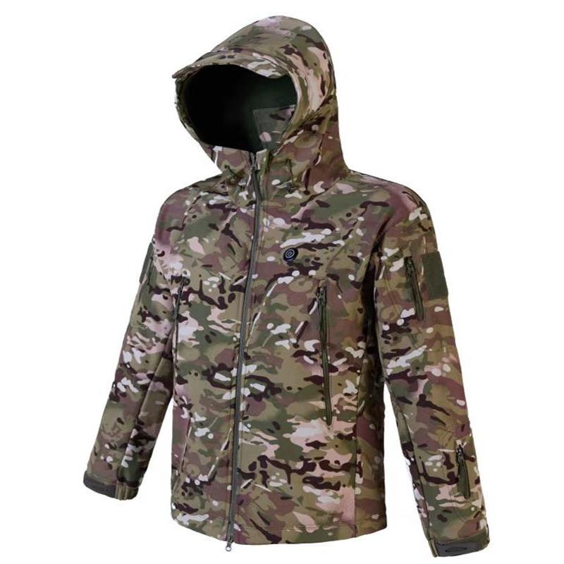 冬季智能加绒加厚发热服外套户外滑雪保暖全身加热登山男女款防寒