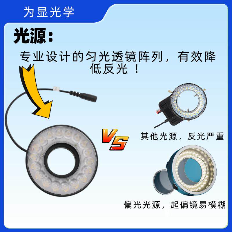 为显4K高清电子显微镜PCB手机维修专用高倍视频放大镜
