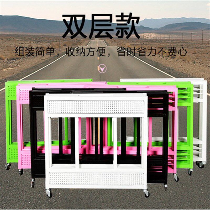 超市促销台展示架折叠促销花车货架特价车甩货车摆摊车特价处理台