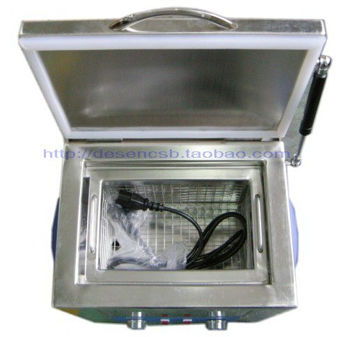 德森DS-200H-6L工业环保型超声波清洗机 仪器 可翻盖保温降噪新品