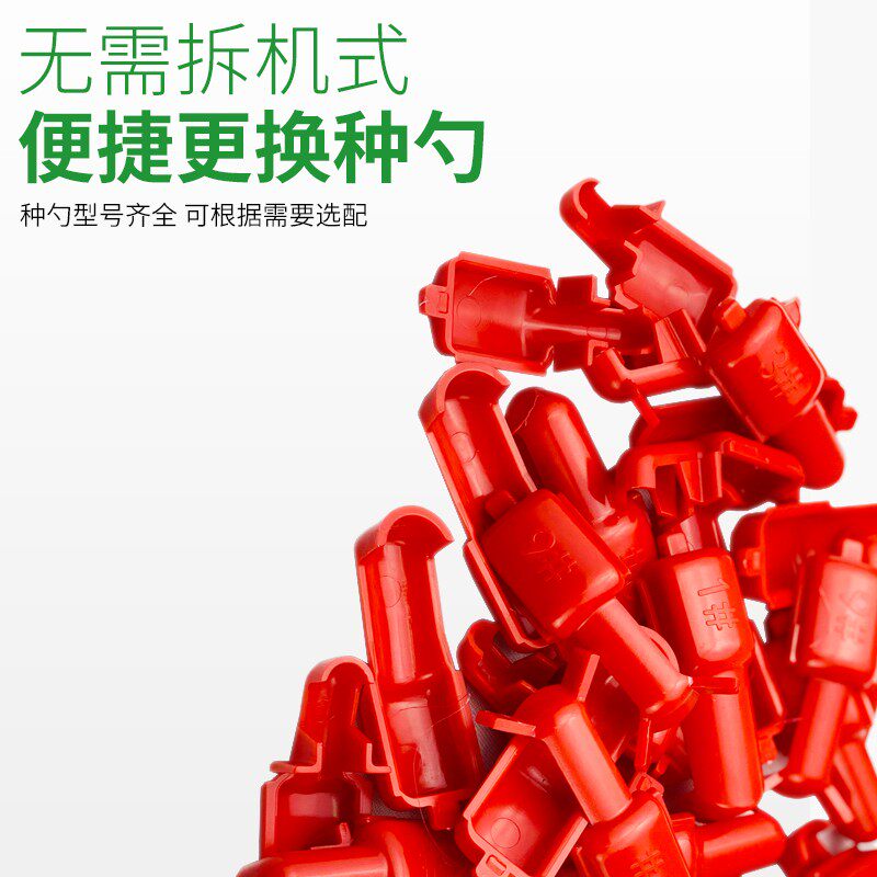 明发牌手推式播种器菜籽花种谷类自动播种机拼块滑道勺式点播器