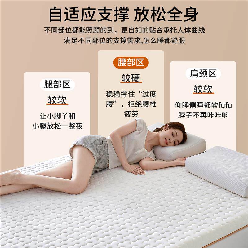 乳胶床垫可折叠租房专用打地铺睡觉专用垫学生宿舍褥垫子单双人床