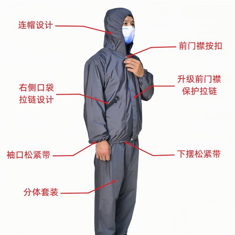 防水防油工作服套装男女防尘屠宰劳保服汽修罩衣厨师养殖工作裤子