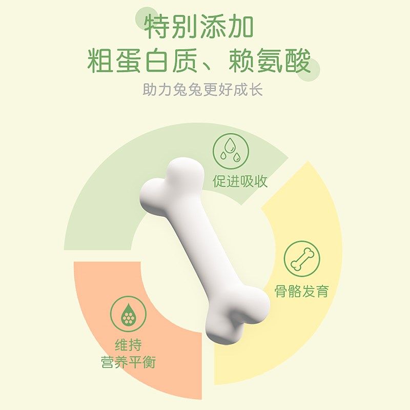 兔子粮食主粮宠物用品兔粮兔子饲料颗粒幼兔粮大麦草段提摩西草颗