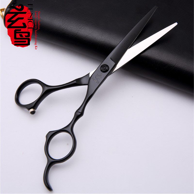 专业级玄鸟美发师剪刀 家用理发剪刀 平剪刘海剪工具剪子6寸新款
