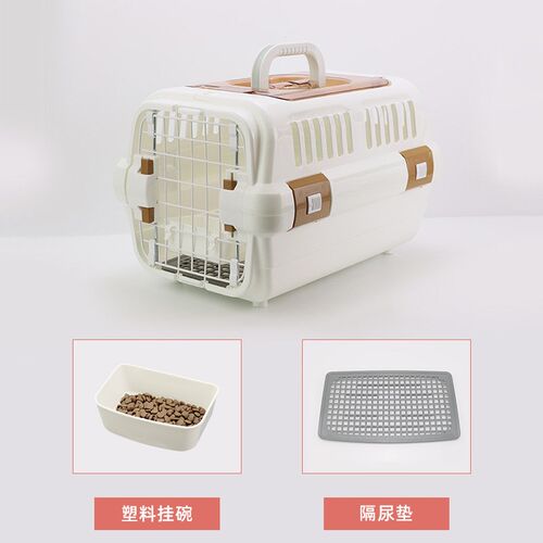 宠物兔兔航空箱带脚垫外出便携超大号笼子猫狗通用航空箱手提包