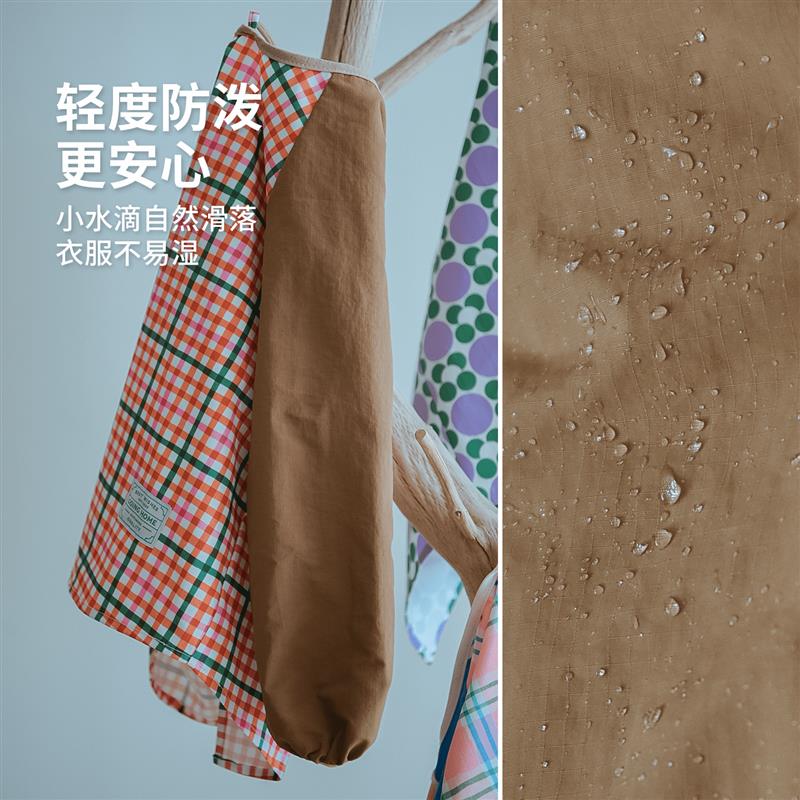 儿童围兜罩衣防水防脏全包宝宝吃饭写字反穿衣亲子款高颜值围裙