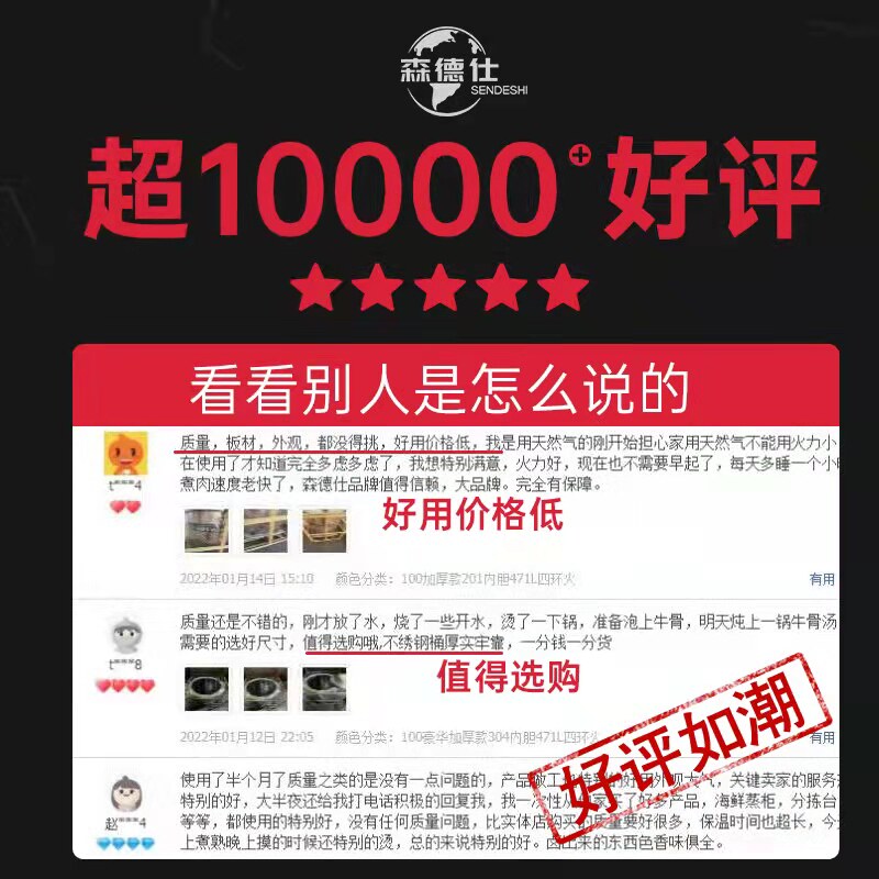 电热汤桶商用不锈钢燃气节能汤桶商用煮肉卤肉锅牛羊肉汤锅保温煲