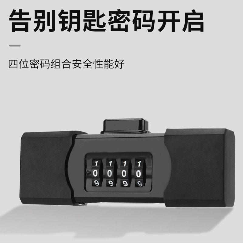 玻璃门锁U型锁锁具双门插锁玻璃锁推拉门长锁商铺u锁型室外U形锁