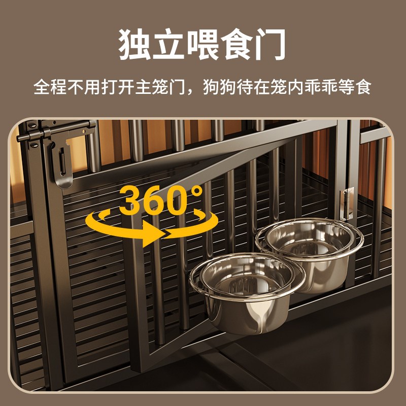 2026新款狗笼子大型犬中型犬家用室内外金毛新型可折叠铁笼大狗窝