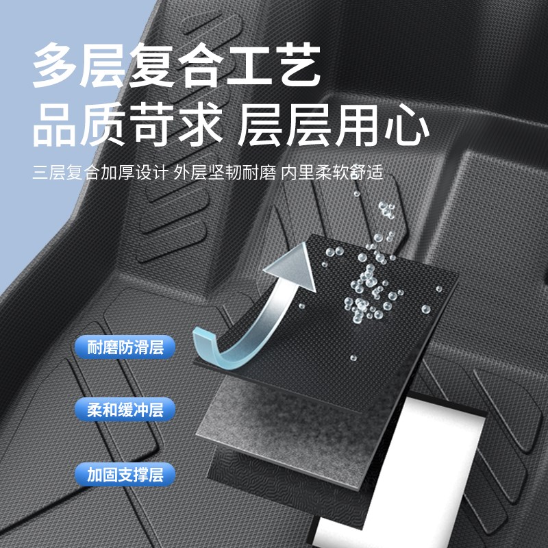 奇瑞TPE全包围汽车脚垫专用 于瑞虎8pro 9 7plus艾瑞泽8 5探索06