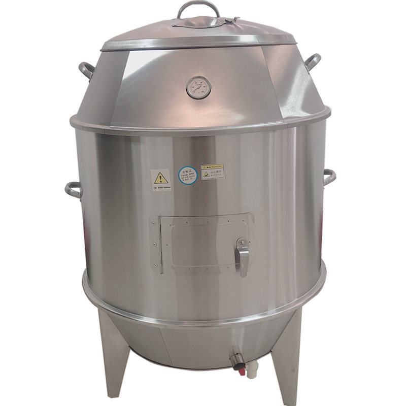 烤鸭炉商用8090果木炭烧鹅炉双层燃气烧鸭炉家用50烤鸡炉烤肉烤鸭