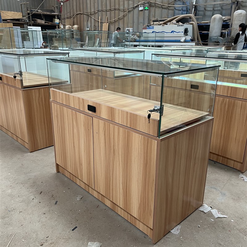 珠宝首饰展览柜台博物馆玻璃展示柜玉器文物展示台商用样品展示柜