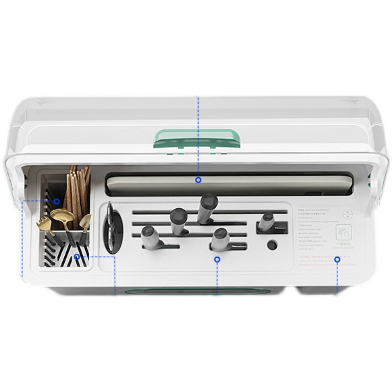消毒刀架家用刀具烘干器筷子筒智能紫外线杀菌防尘砧板带盖收纳盒