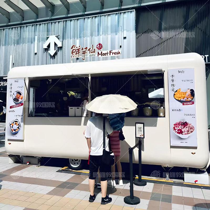 定制网红移动餐车美食夜市摆摊小吃车商用多功能奶茶咖啡饮品车